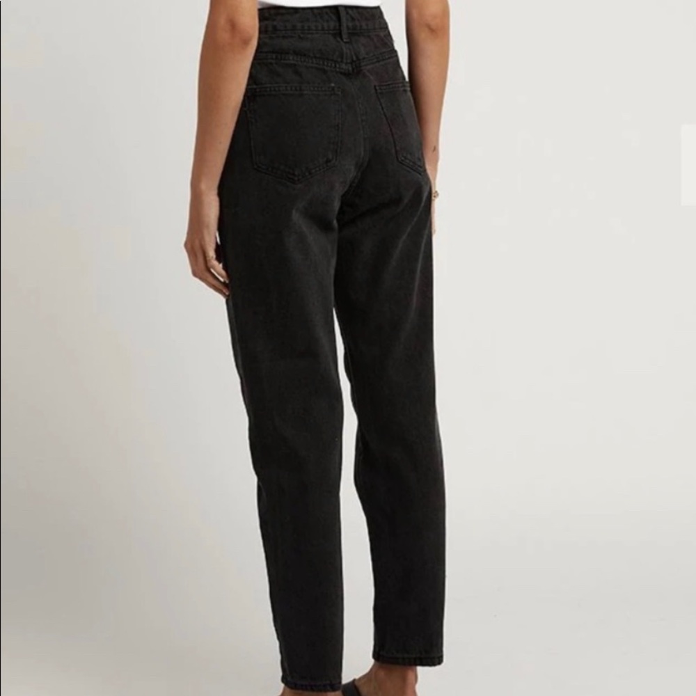 NWT Black Denim Australian mom jeans